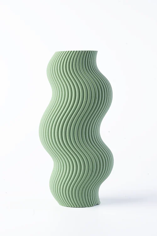 3D printed wavy vase